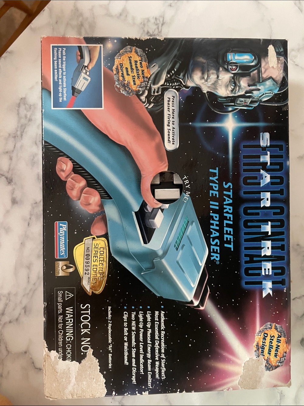 Starfleet Type II Phaser Collectible - Blue Console Edition